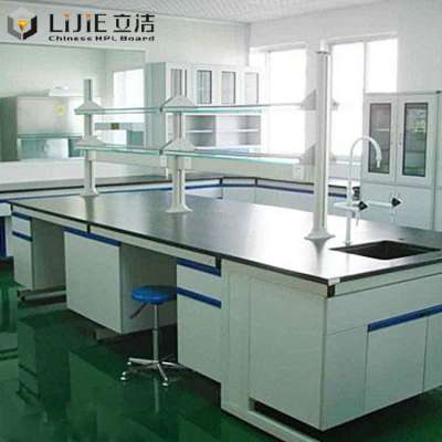 LIJIE waterproof super black laminate physicochemical board laboratory top